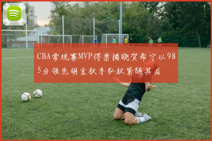 CBA常规赛MVP得票揭晓贺希宁以985分领先胡金秋李弘权紧随其后